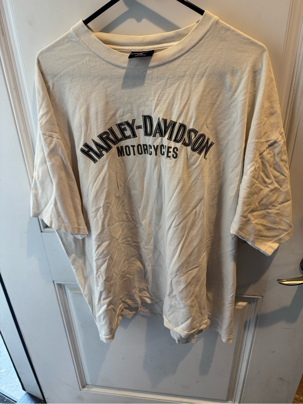 Harley-Davidson Cream Short Sleeve Logo Tee